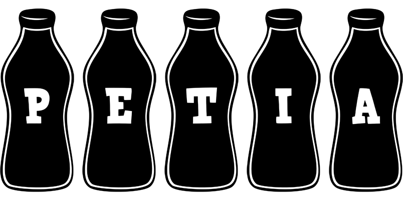 Petia bottle logo