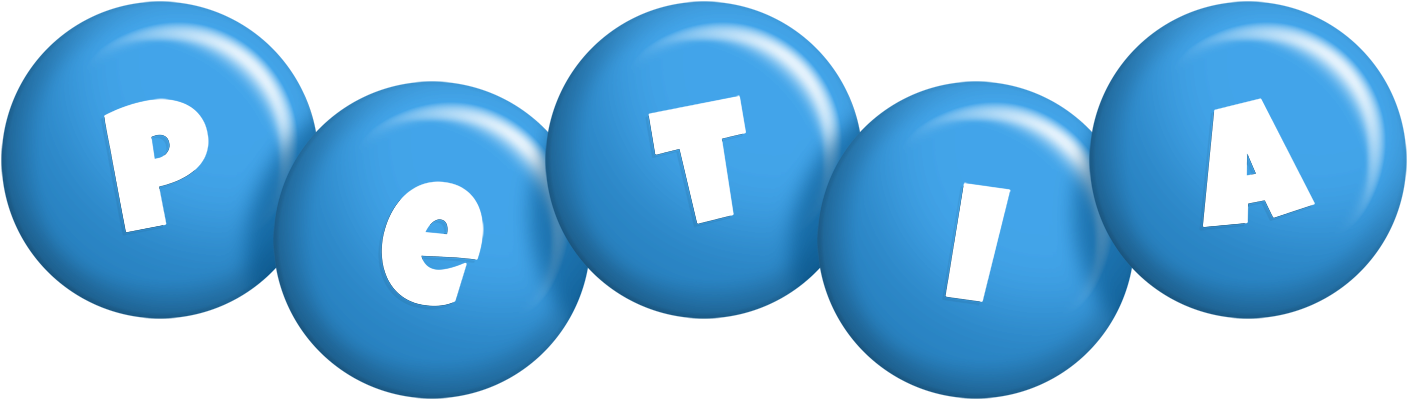 Petia candy-blue logo