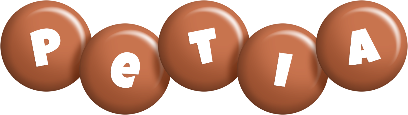 Petia candy-brown logo