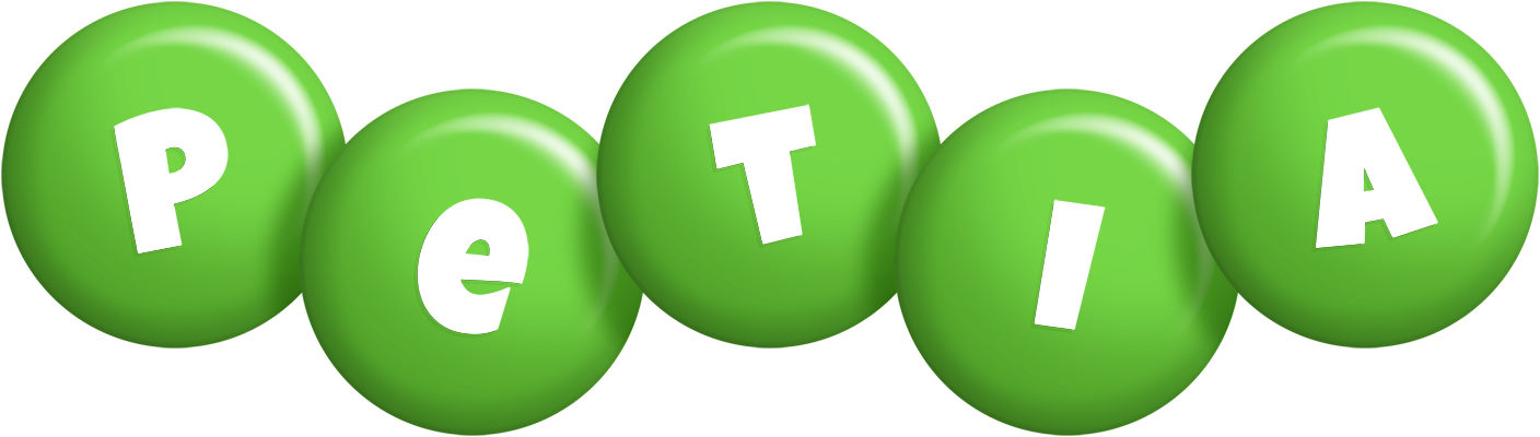 Petia candy-green logo