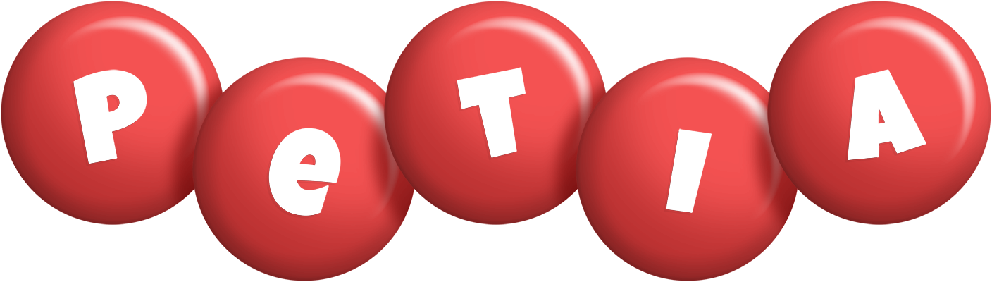 Petia candy-red logo