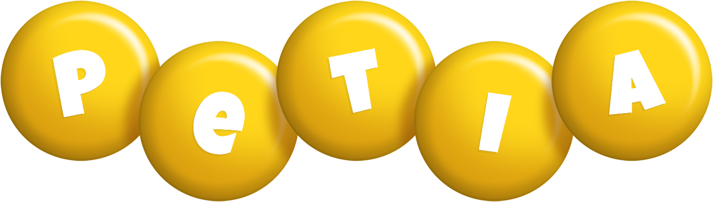 Petia candy-yellow logo