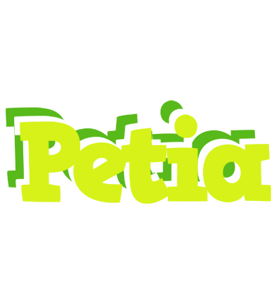 Petia citrus logo