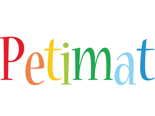 Petimat birthday logo