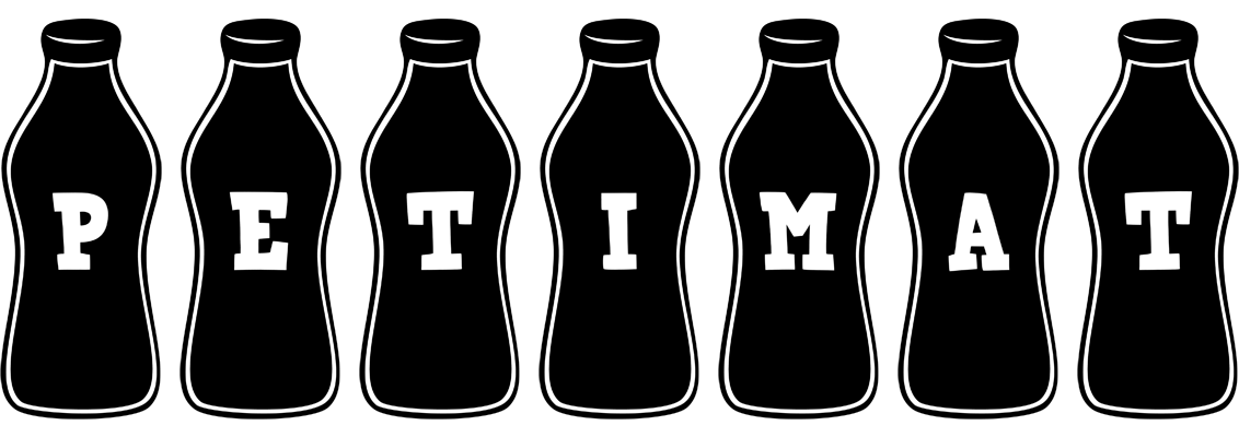 Petimat bottle logo
