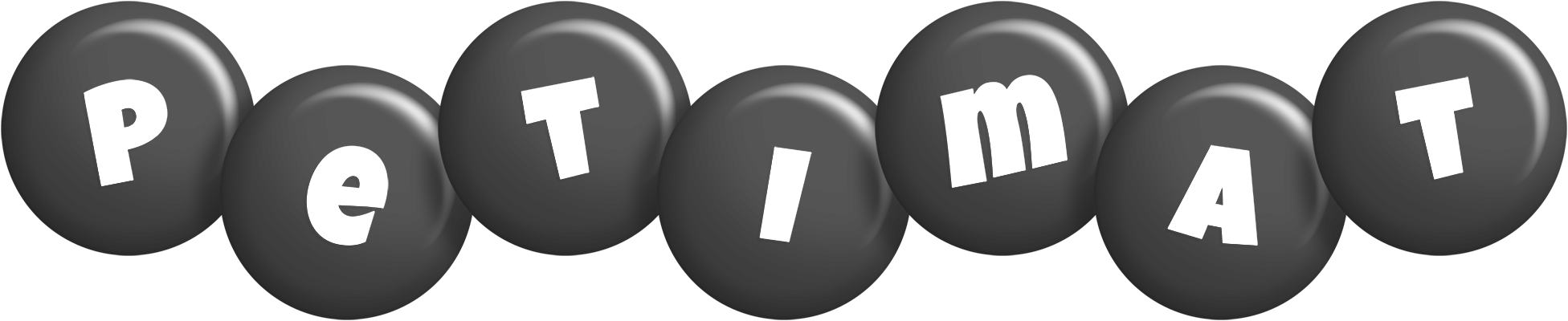 Petimat candy-black logo