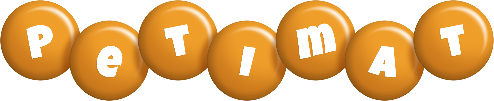 Petimat candy-orange logo
