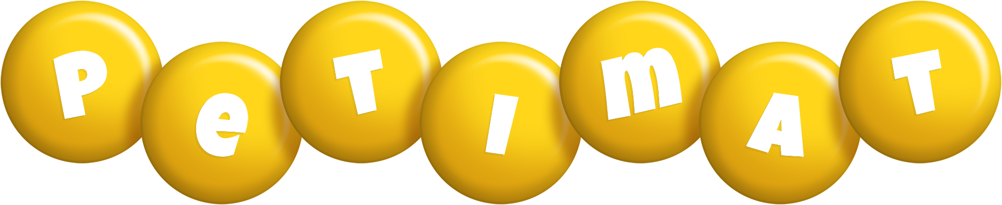 Petimat candy-yellow logo