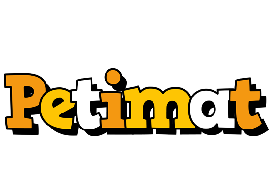 Petimat cartoon logo