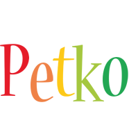 Petko birthday logo