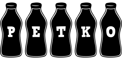 Petko bottle logo