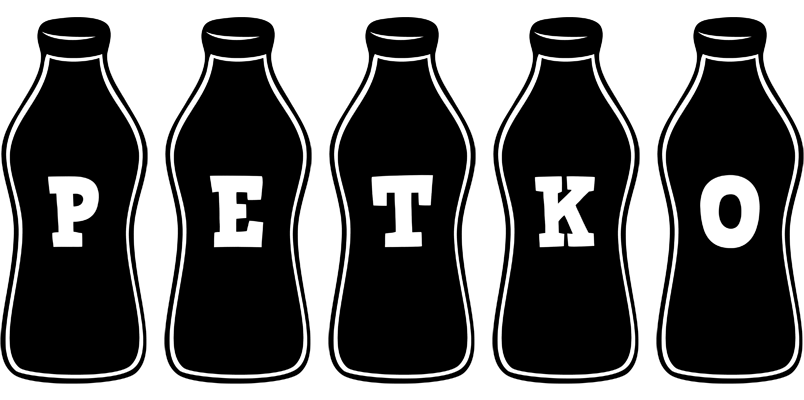 Petko bottle logo