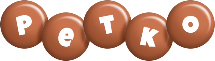 Petko candy-brown logo