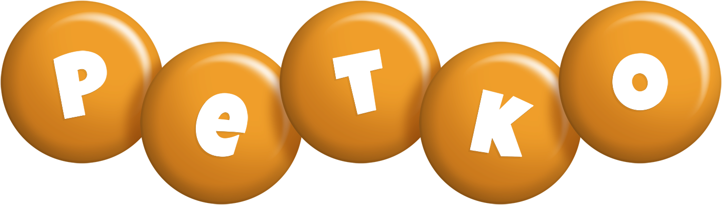 Petko candy-orange logo