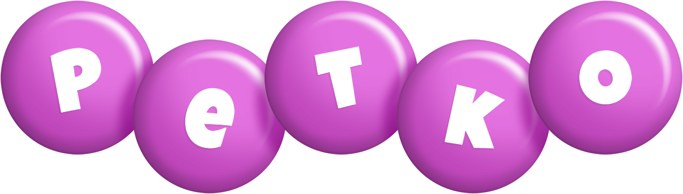 Petko candy-purple logo