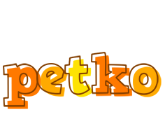 Petko desert logo