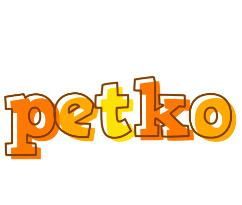 Petko desert logo