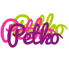 Petko flowers logo