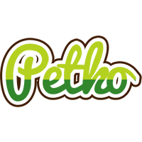 Petko golfing logo