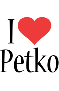 Petko i-love logo