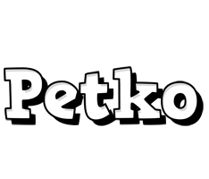 Petko snowing logo