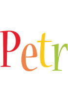 Petr birthday logo