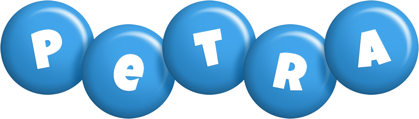 Petra candy-blue logo