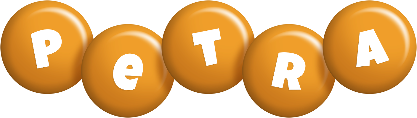 Petra candy-orange logo