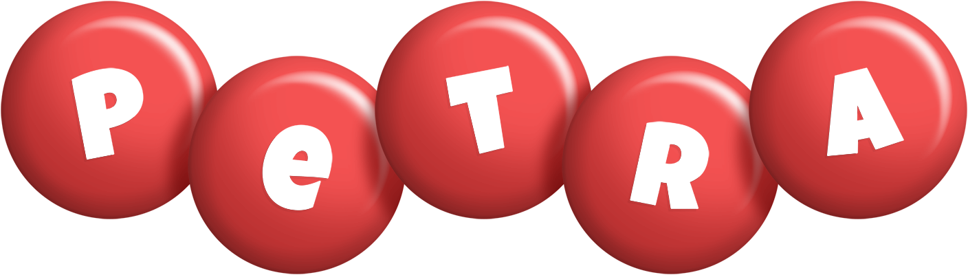 Petra candy-red logo