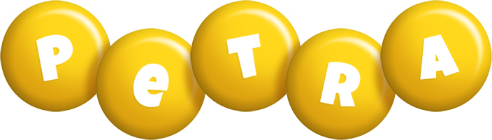 Petra candy-yellow logo