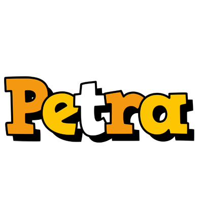 Petra cartoon logo