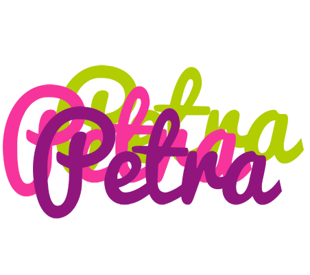 Petra flowers logo