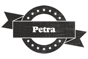 Petra grunge logo