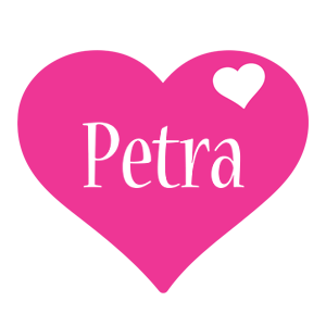 Petra love-heart logo