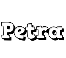 Petra snowing logo
