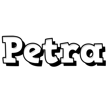 Petra snowing logo
