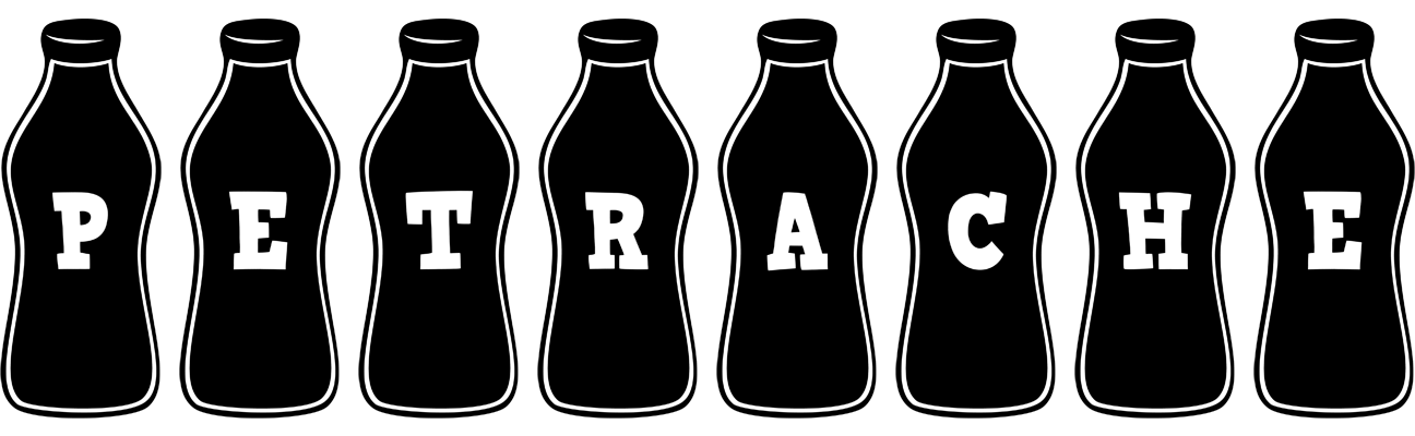 Petrache bottle logo