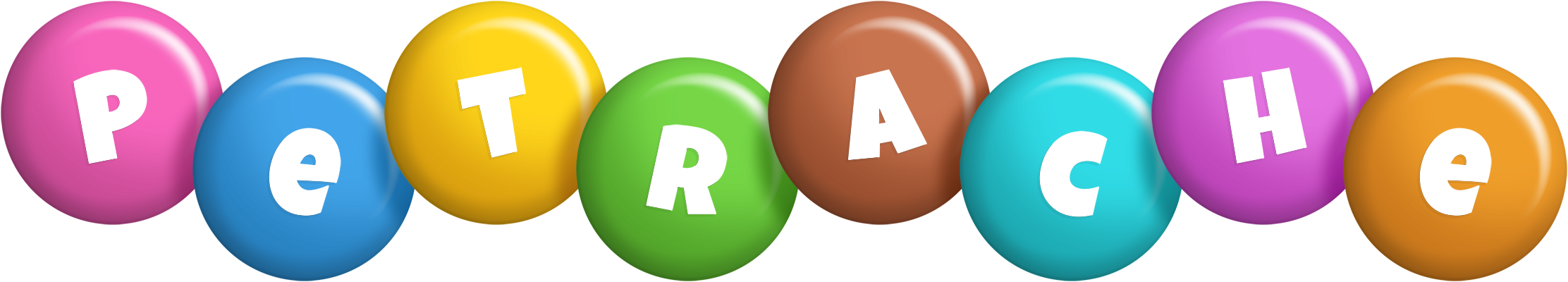 Petrache candy logo