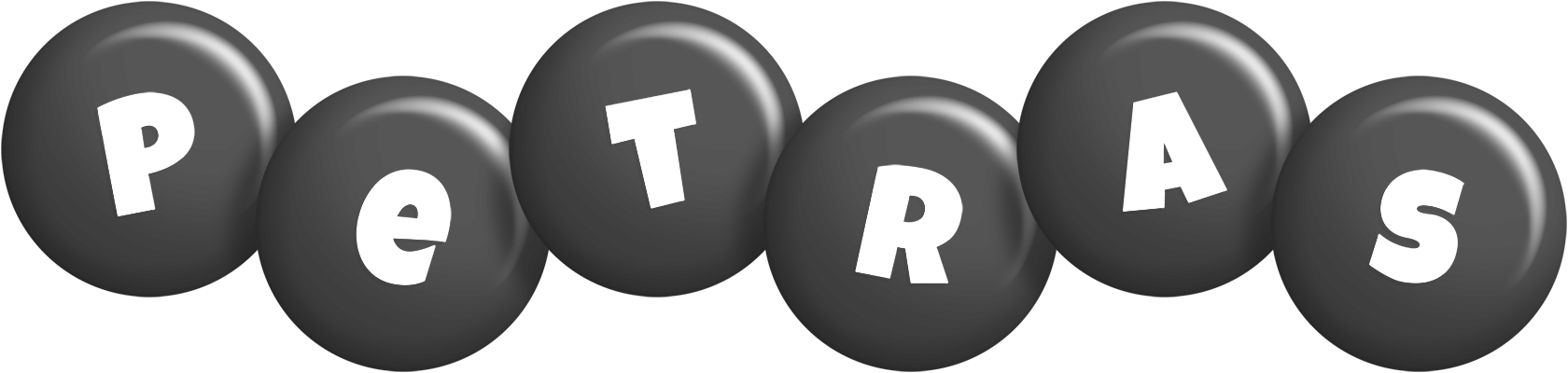 Petras candy-black logo