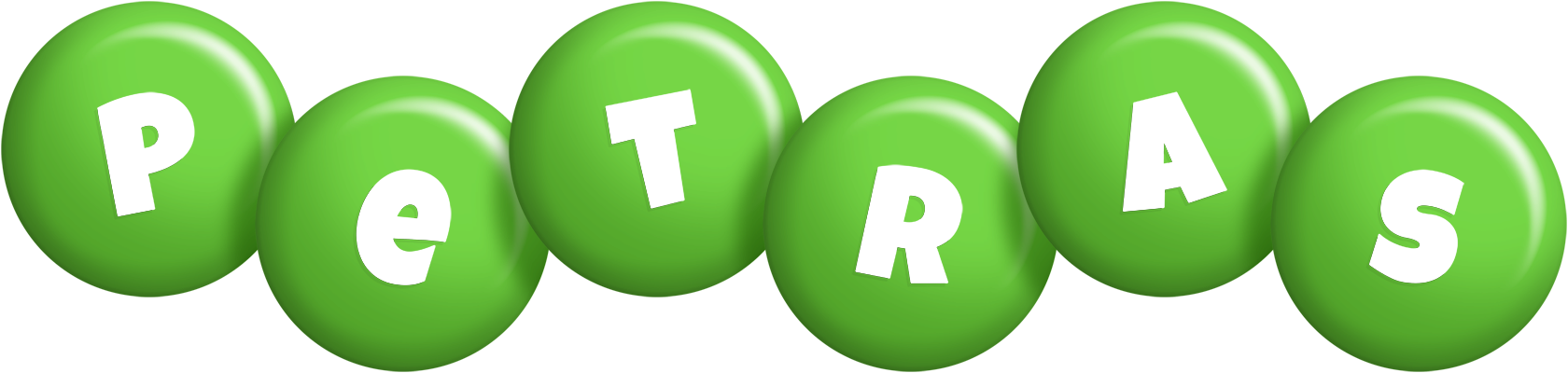 Petras candy-green logo