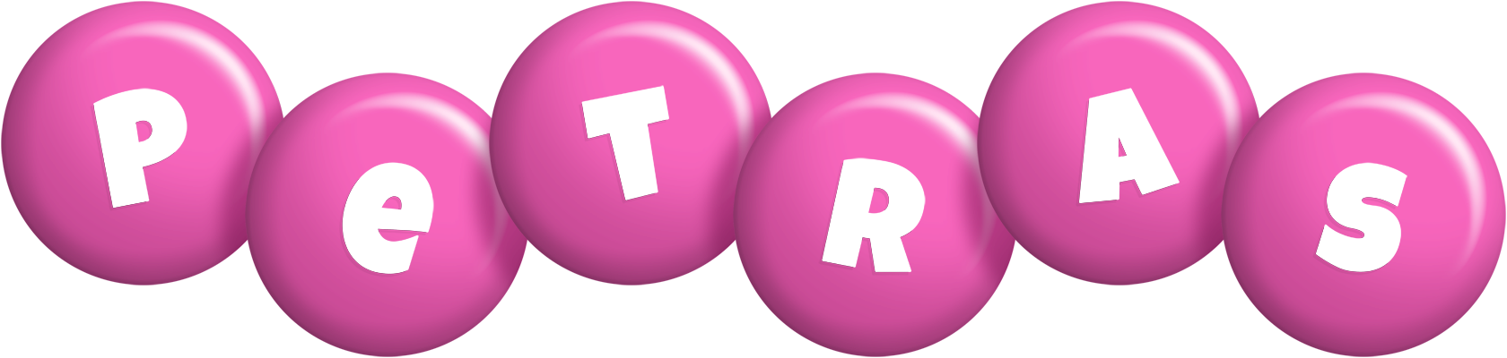 Petras candy-pink logo