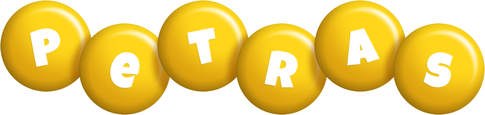 Petras candy-yellow logo