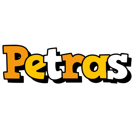 Petras cartoon logo