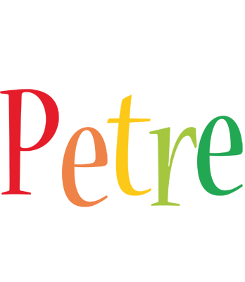 Petre birthday logo