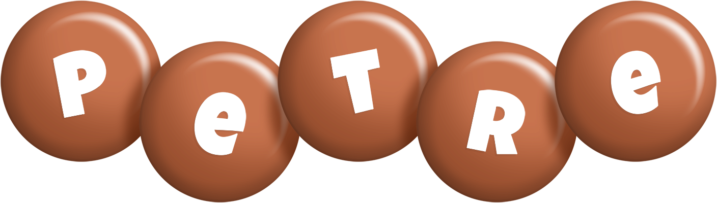 Petre candy-brown logo