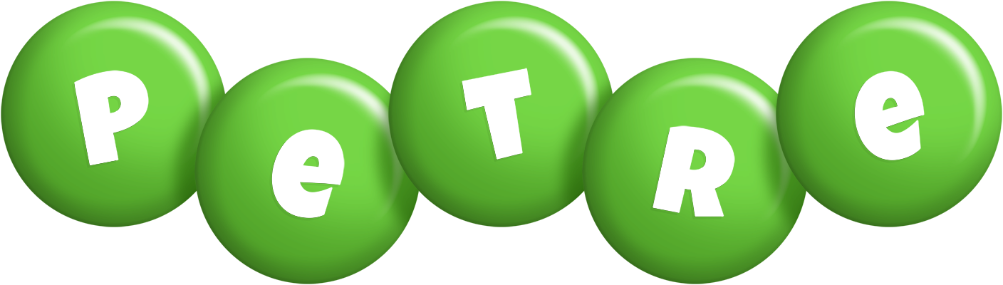 Petre candy-green logo