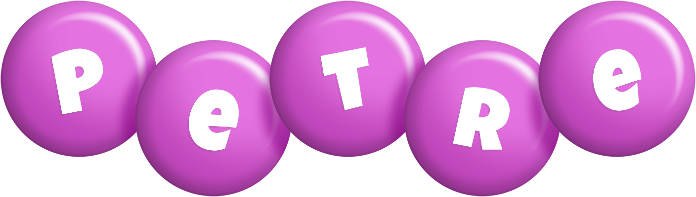 Petre candy-purple logo