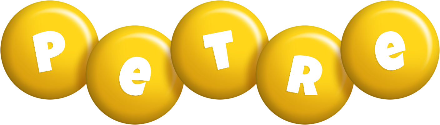 Petre candy-yellow logo