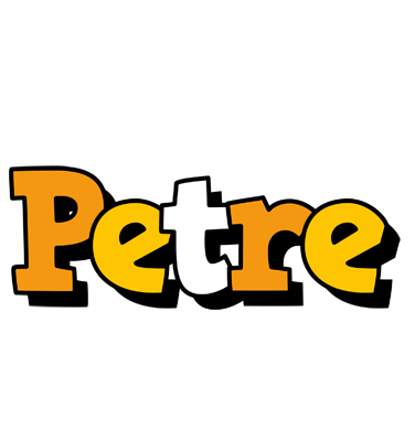 Petre cartoon logo