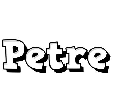 Petre snowing logo